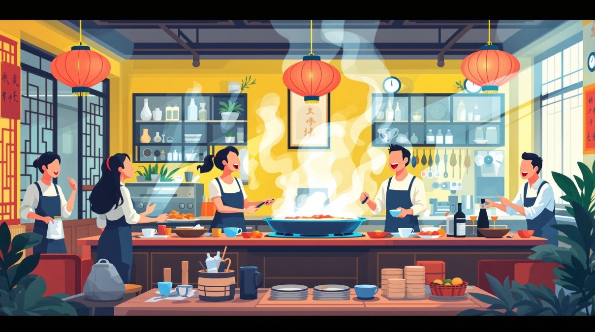 火锅店大乱斗 剧照 1